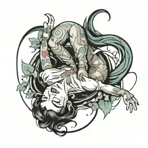 contortionist tattoo design idea