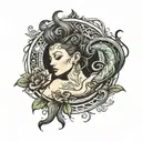 contortionist tattoo design idea