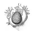AVOCADO tattoo design idea