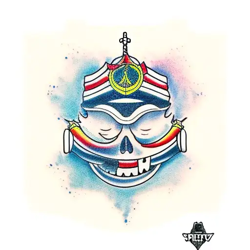 A fore arm piece for the theme "Onwards" tattoo design idea