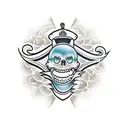 A fore arm piece for the theme "Onwards" tattoo design idea