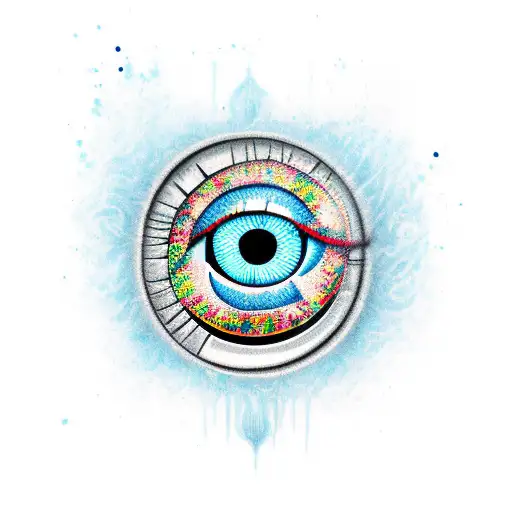 Evil Eye tattoo design idea