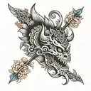 Irezumi style tattoo tattoo design idea