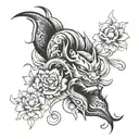 Irezumi style tattoo tattoo design idea