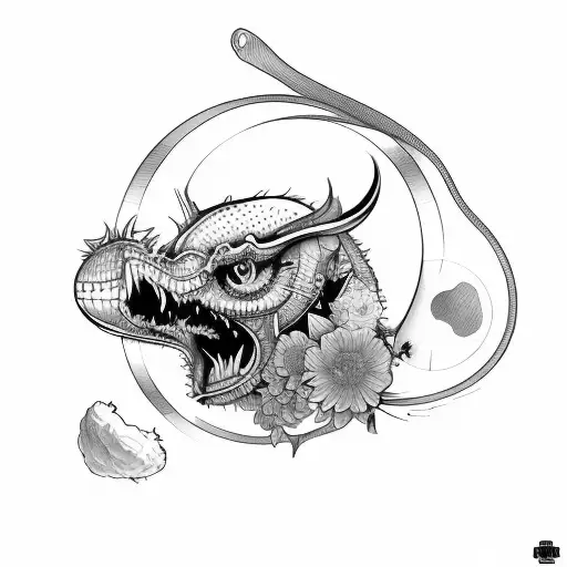 more simplistic line work. not as much shading.  tattoo design idea