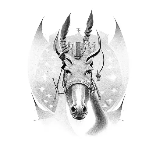 team of mules tattoo design idea