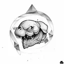 more simplistic line work. not as much shading.  tattoo design idea