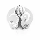 Dust in the wind tattoo design idea