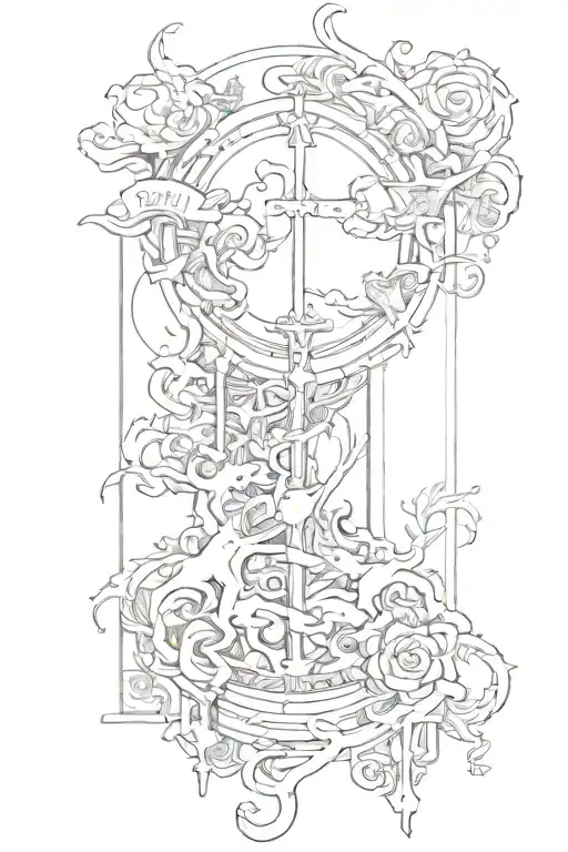 Isaiah 54:17 tattoo design idea