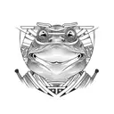 samurai frog tattoo  tattoo design idea