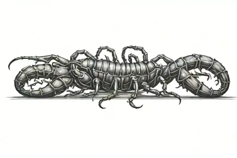 Scorpion tattoo design idea