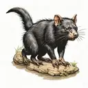 Tasmanian devil tattoo design idea