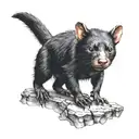 Tasmanian devil tattoo design idea