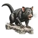 Tasmanian devil tattoo design idea