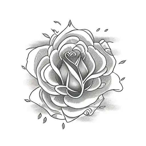 Irish roses  tattoo design idea