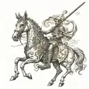 don quixote tattoo design idea