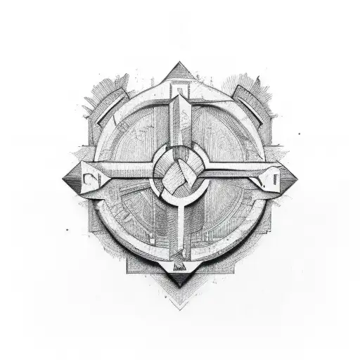 adoption symbol designed with wood tattoo design idea