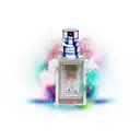 perfume bottle tattoo design idea