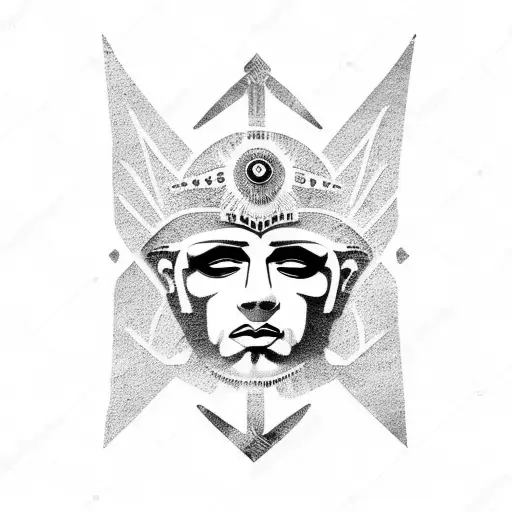 raven, roman empire tattoo design idea