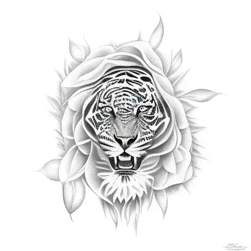 Realism tattoo - Jungle design - YouTube