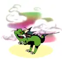 Dragon clouds  tattoo design idea