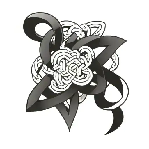 keltic knot tattoo design idea