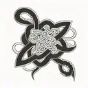keltic knot tattoo design idea