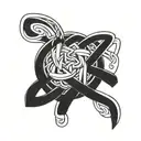 keltic knot tattoo design idea