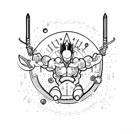 invincible tattoo design idea