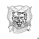 chicago flag tattoo design idea