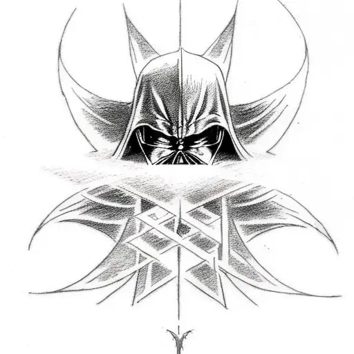 Supernatural Anti Possession Tattoo, combined with LOTR Elvish Inscription, Star Wars Jedi Insignia and Assassins Creed tattoo design idea
