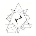 reverse arrow tattoo design idea