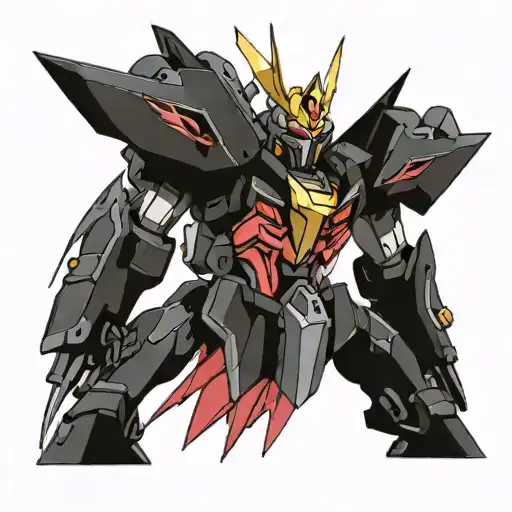 Death scythe gundam   tattoo design idea