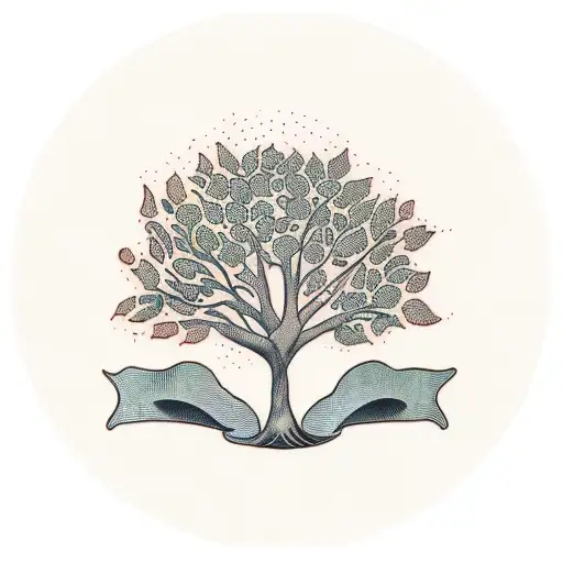 fig tree tattoo design idea