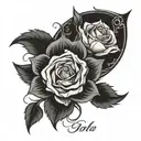 sola gratia tattoo design idea