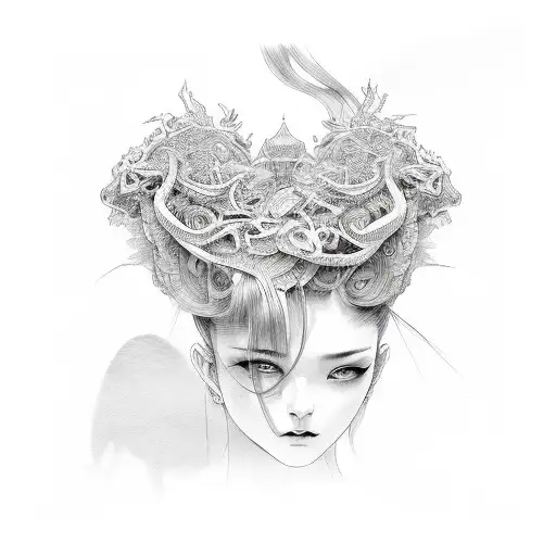 Shibari tattoo design idea