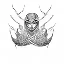 Shibari tattoo design idea