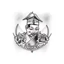Shibari BDSM tattoo design idea