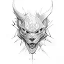 light pushing back darkness tattoo design idea