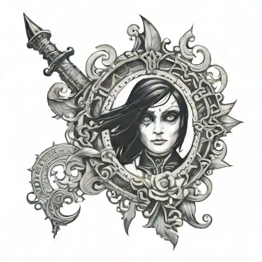 alice madness returns tattoo design idea