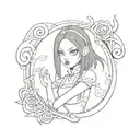 alice madness returns tattoo design idea