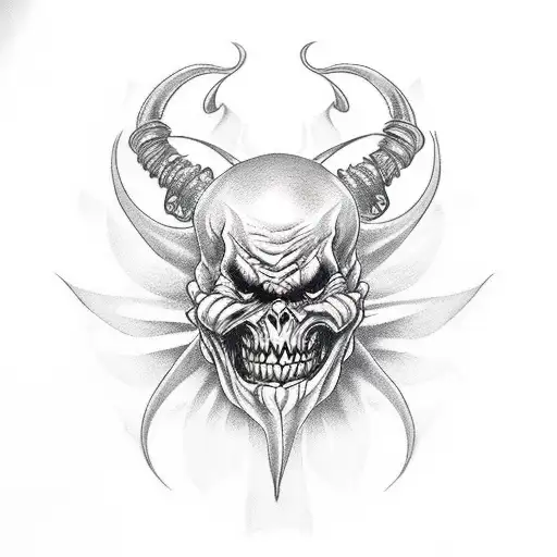 evil jester tattoo designs