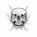 skull tattoo design idea