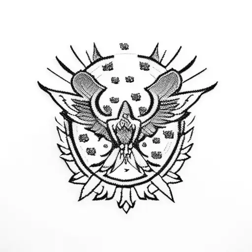 45th thunderbird patch  tattoo design idea