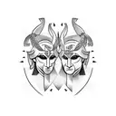 ramus and romulus tattoo design idea