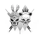 ramus and romulus tattoo design idea