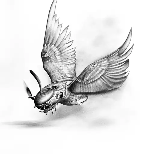 spitfire tattoo design idea