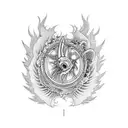 spitfire tattoo design idea