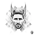 messi tattoo design idea
