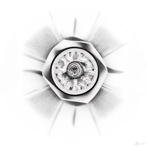 fan tattoo design idea